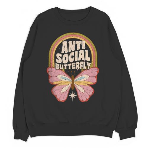 Anti-Social Introvert Butterfly Lover Unisex Sweatshirt - Raresse