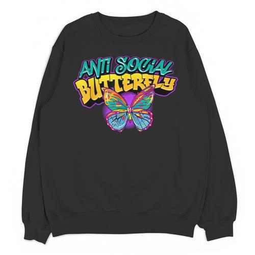 Antisocial Butterfly Shirts For Introvert Unisex Sweatshirt - Raresse