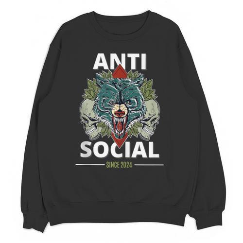 Antisocial Introvert I Like Being Alone Unisex Sweatshirt - Raresse