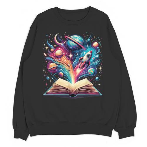 Astronomy Space Lover Books Bookworm Unisex Sweatshirt - Bookorys CA