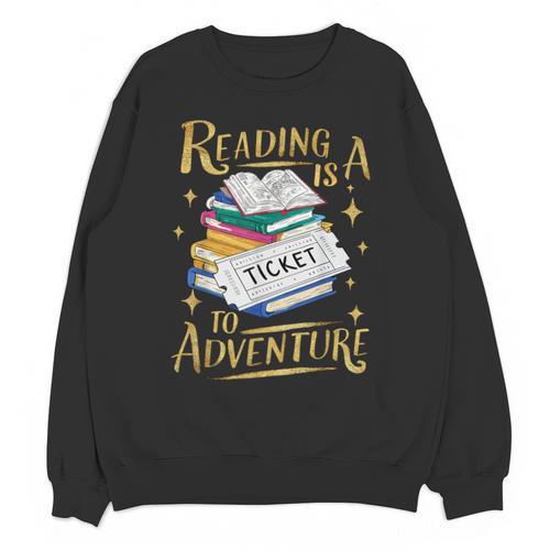Book Adventure Library Student Teacher Book Unisex Sweatshirt - Bookorys AU