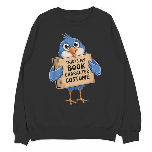 This Is My Book Character Costume Pigeon Kids Reading Unisex Sweatshirt - Bookorys UK