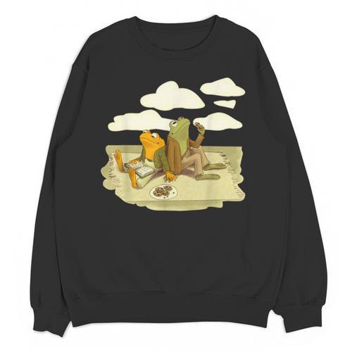Book Frog Toad Vintage Book Frog Book Frog Reading Book Unisex Sweatshirt - Bookorys