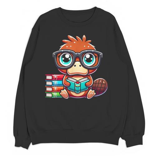 Book Lover Reading Platypus Unisex Sweatshirt - Bookorys