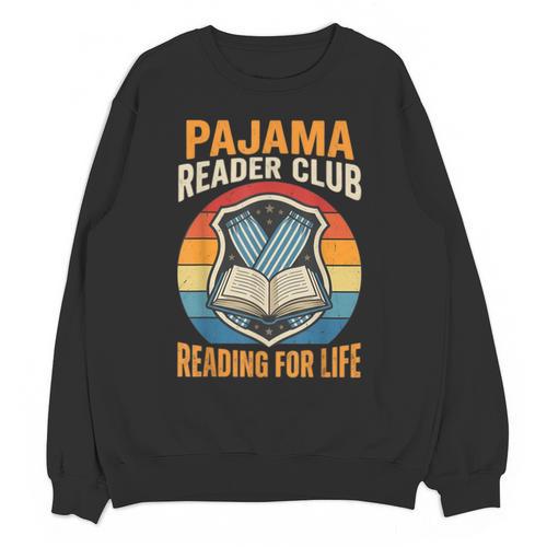 Book And Pajamas Reading Bedtime Unisex Sweatshirt - Bookorys