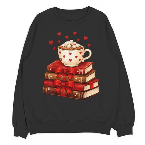 All Booked For Valentine’s Day Reading Teacher Unisex Sweatshirt - Bookorys AU