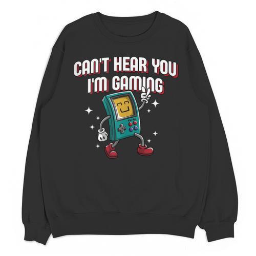 Cant Hear You Im Gaming Introvert Gamer Antisocial Unisex Sweatshirt - Raresse