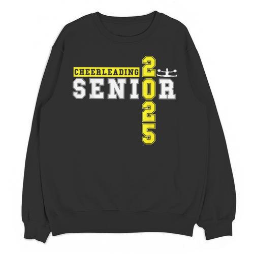 Cheerleading Senior Night Cheer Senior 2025 Graduation 11 Unisex Sweatshirt - Best Gift Smart