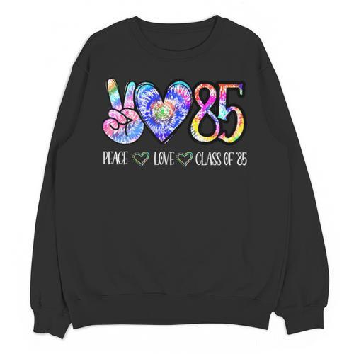 Class Of 1985 Shirt Tie Dye Senior Graduation Class Reunion Unisex Sweatshirt - Best Gift Smart