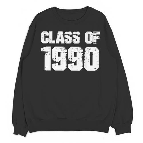Class Of 1990 High School College Graduation Reunion Unisex Sweatshirt - Best Gift Smart