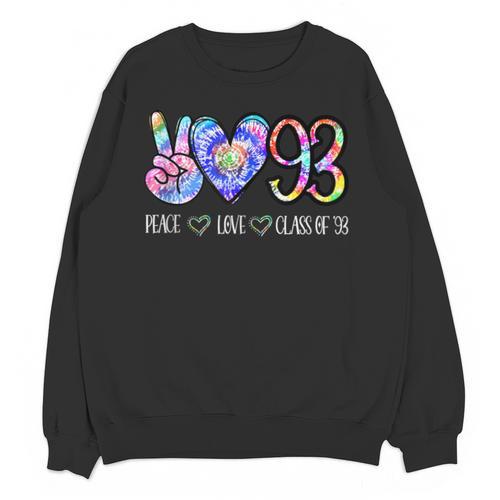 Class Of 1993 Shirt Tie Dye Senior Graduation Class Reunion Unisex Sweatshirt - Best Gift Smart