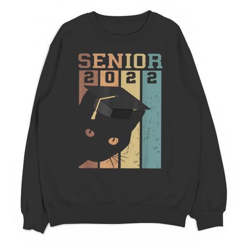 Class Of 2022 Graduation Cat Seniors Grad Unisex Sweatshirt - Best Gift Smart