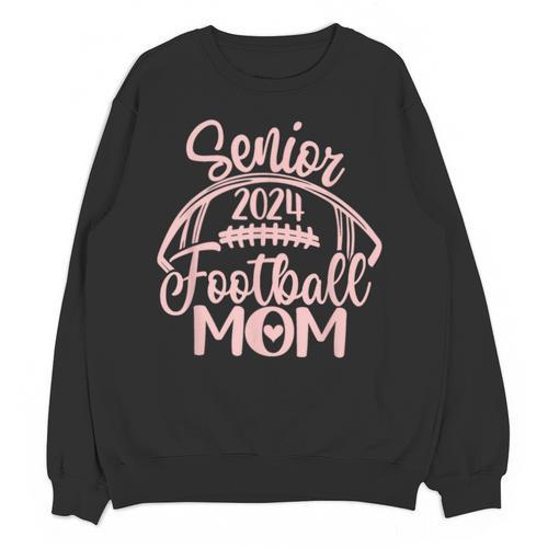 Class Of 2024 Senior Football Graduation Mom Unisex Sweatshirt - Best Gift Smart