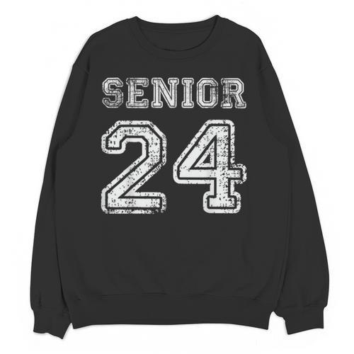 Class Of 2024 Senior Graduation Tee Back To School Vintage Unisex Sweatshirt - Best Gift Smart