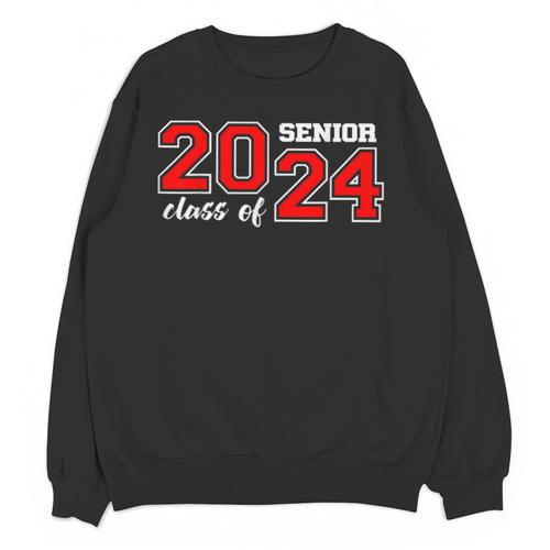 Class Of 2024 Senior Year Boys Girls School Graduation Unisex Sweatshirt - Best Gift Smart
