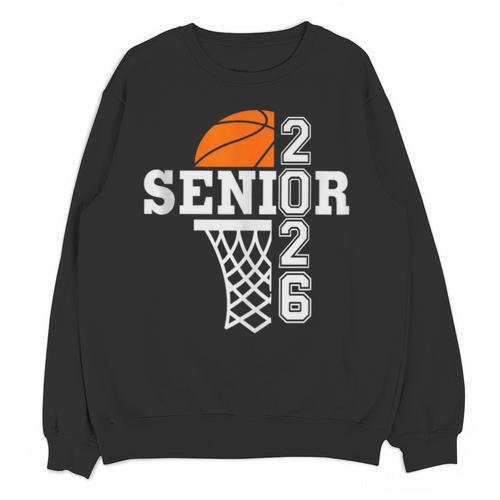 Class Of 2026 Basketball Senior 26 Player Team Graduation Unisex Sweatshirt - Best Gift Smart