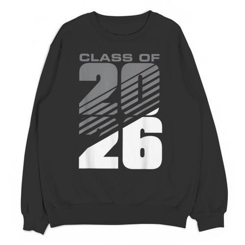 Class Of 2026 High School Senior Graduation Grey Sport Style Unisex Sweatshirt - Best Gift Smart