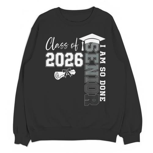 Class Of 2026 Senior 2026 Graduation Decoration Men Senior Unisex Sweatshirt - Best Gift Smart