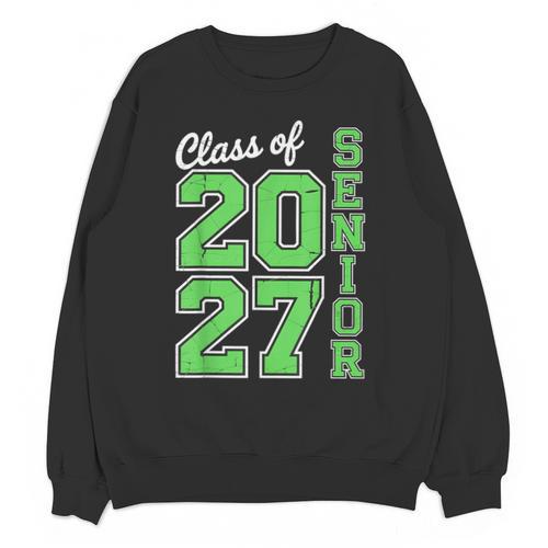 Class Of 2027 Senior 27 High School Graduation Senior 2027 Unisex Sweatshirt - Best Gift Smart
