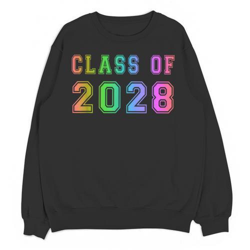 Class Of 2028 High School Graduation Date Graduate T Shirt Unisex Sweatshirt - Best Gift Smart