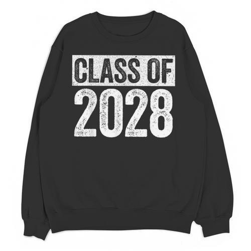 Class Of 2028 Shirt Senior 2028 Graduation Unisex Sweatshirt - Best Gift Smart