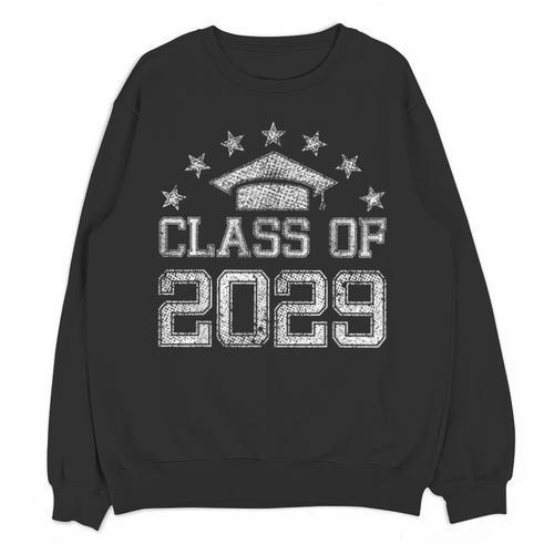 Class Of 2029 Grow With Me Graduation Back To School Unisex Sweatshirt - Best Gift Smart