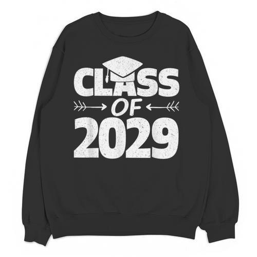 Class Of 2029 Shirt For Elementary Kids Graduation Unisex Sweatshirt - Best Gift Smart