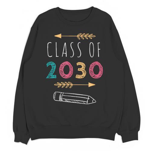 Class Of 2030 Grow With Me 2nd Grade Graduation Unisex Sweatshirt - Best Gift Smart
