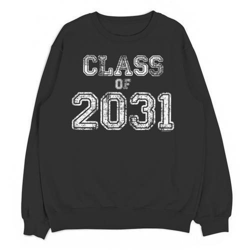 Class Of 2031 Shirts Senior 2031 Graduation Him Her Unisex Sweatshirt - Best Gift Smart