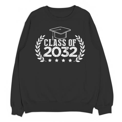 Class Of 2032 Grow With Me Shirt Graduation Kindergarten Unisex Sweatshirt - Best Gift Smart