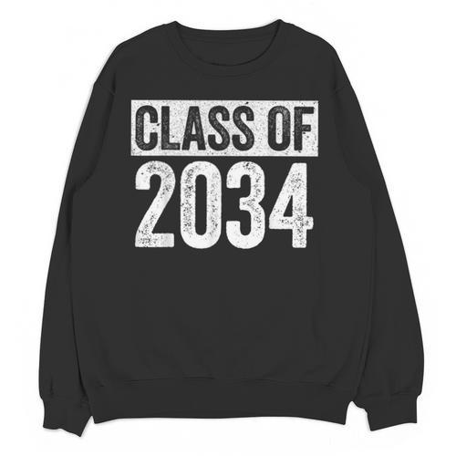 Class Of 2034 Shirt Senior 2034 Graduation Unisex Sweatshirt - Best Gift Smart