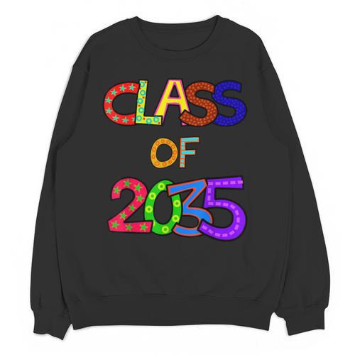 Class Of 2035 Grow With Me Kindergarten Graduation Unisex Sweatshirt - Best Gift Smart
