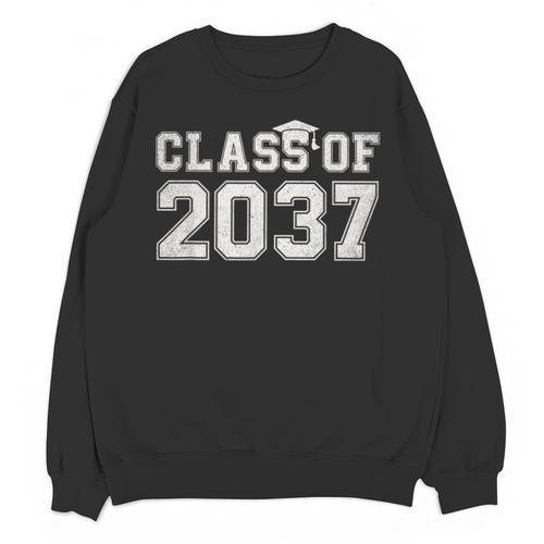 Class Of 2037 Kindergarten To Graduation First Day Of School Unisex Sweatshirt - Best Gift Smart