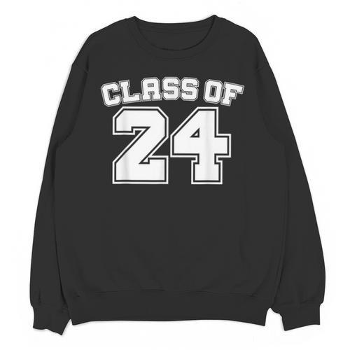 Class Of 24 2024 School Tee Shirt Graduation Class Party Unisex Sweatshirt - Best Gift Smart