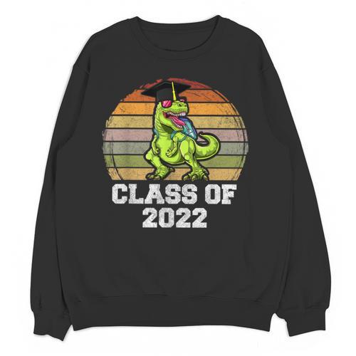 Class Of Dinosaur Apparel 2022 Graduation Graduate Dino Boy Unisex Sweatshirt - Best Gift Smart