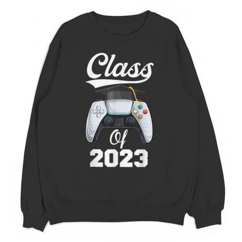 Class Of Gamer 2023 Shirt Graduation Game Boy Graduate Unisex Sweatshirt - Best Gift Smart