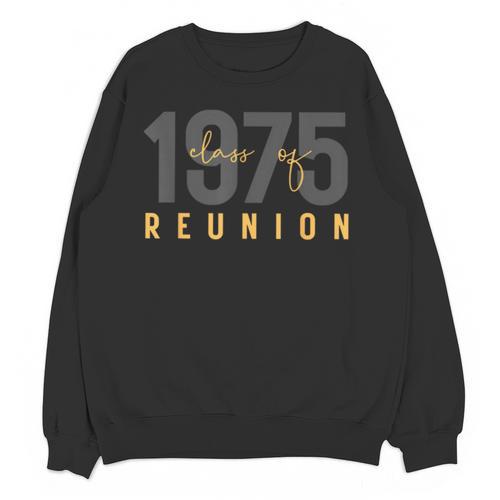 Classic Retro Vintage Class Of 1975 Reunion 50th Graduation Unisex Sweatshirt - Best Gift Smart