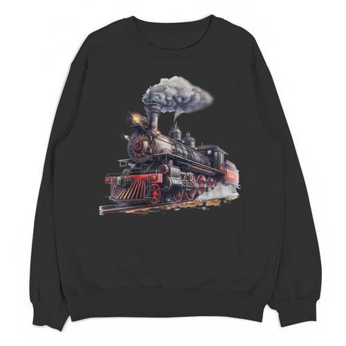 Classic Steam Train Enthusiasts Nostalgia For Train Lovers Unisex Sweatshirt - Figerry