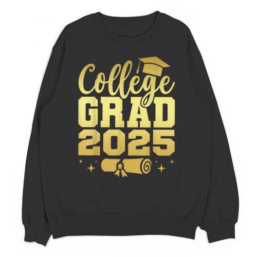 College Grad Class Of 2025 Senior Graduate Graduation Unisex Sweatshirt - Best Gift Smart