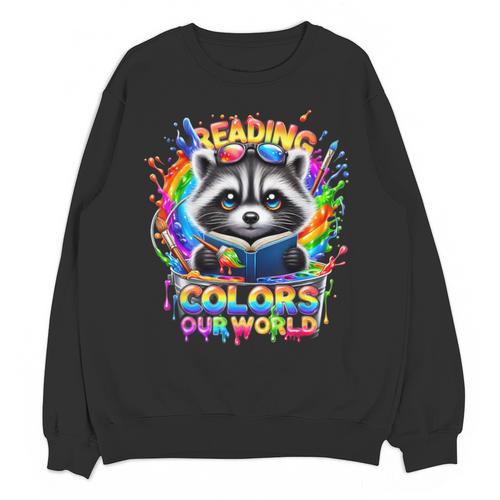 Color Our World 2026 Reading Book Unisex Sweatshirt - Bookorys