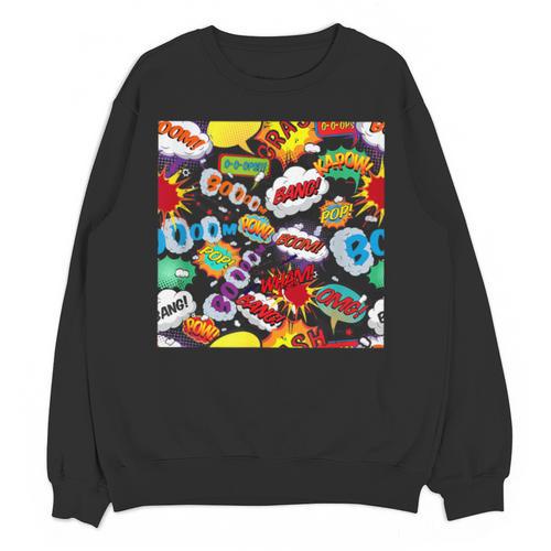 Comic Book Pop Art Modern Fun Unisex Sweatshirt - Bookorys DE