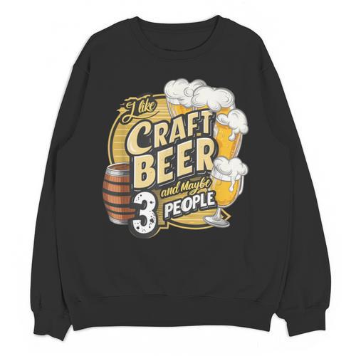 Craft Beer Lover Introverted & Hoppy Unisex Sweatshirt - Raresse