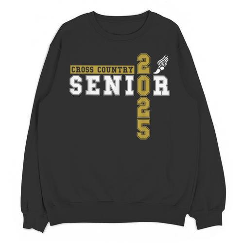 Cross Country Senior Night Senior 2025 Graduation Party 18 Unisex Sweatshirt - Best Gift Smart
