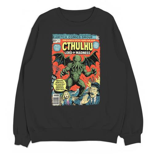 Cthulhu Lord Of Madness Vintage Comic Book Cover Unisex Sweatshirt - Bookorys CA