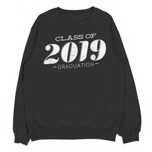 Cute Class Of 2019 Distressed Senior Graduation 2019 Unisex Sweatshirt - Best Gift Smart