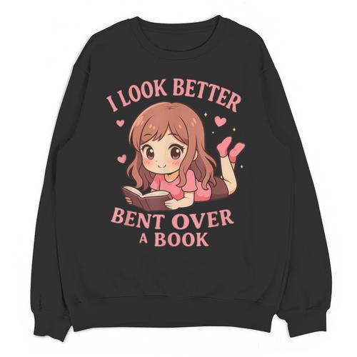 Cute Reading Outfit Book Lover Tee For Women Who Read Unisex Sweatshirt - Bookorys DE