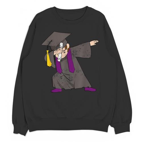 Dabbing Graduate For Graduation Men Dab Cute T Shirt Unisex Sweatshirt - Best Gift Smart