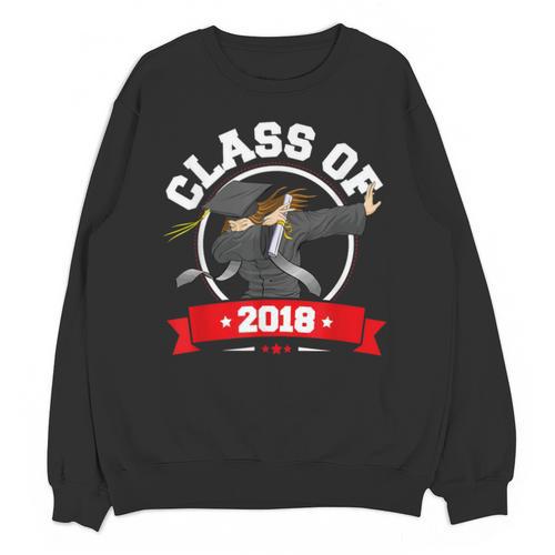 Dabbing Graduation Class Of 2018 Women Unisex Sweatshirt - Best Gift Smart