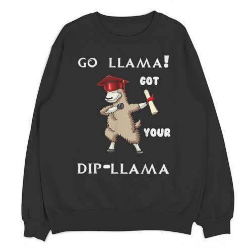 The Dabbing Llama Graduation Class Of 2018 T-Shirt Unisex Sweatshirt - Best Gift Smart