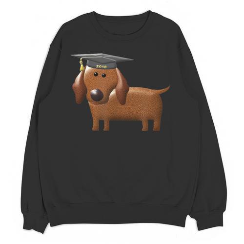Dachshund Graduation 2018 Dog Graduation Shirt For Men Women Kids Unisex Sweatshirt - Best Gift Smart